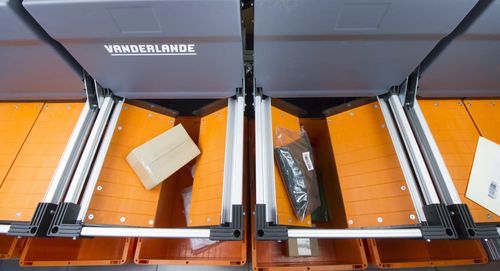 Logistic sorter - TRAYSORTER - VANDERLANDE - automatic / for electronic components / for parcel