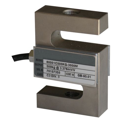 Tension/compression load cell - 60001 - Pavone sistemi - S-beam / steel / nickel-plated