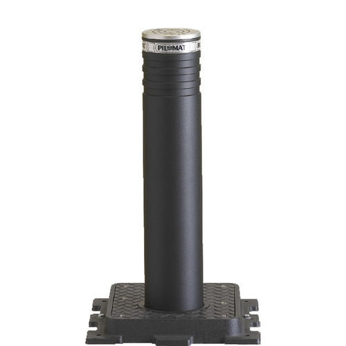 Automatic retractable bollard - 127/P 600A - PILOMAT - hydraulic / stainless steel