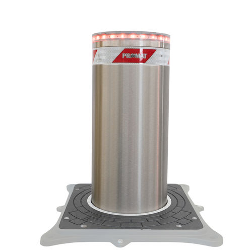 Automatic retractable bollard - 275/P 600A - PILOMAT - hydraulic / stainless steel