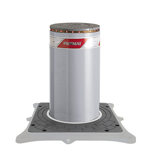 Automatic retractable bollard - 275/P 500A - PILOMAT - hydraulic / stainless steel