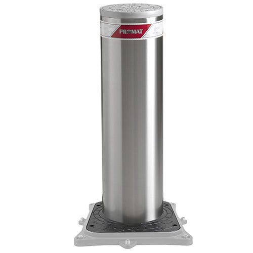 Automatic retractable bollard - 220EM/ 800A - PILOMAT - electromechanical / stainless steel