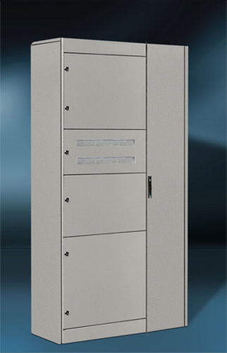 Storage cabinet - RoHS, CE, IP55, TUV, IK10  - ZHEJIANG TIANQI ELECTRIC CO.,LTD - with legs / multi-door / steel