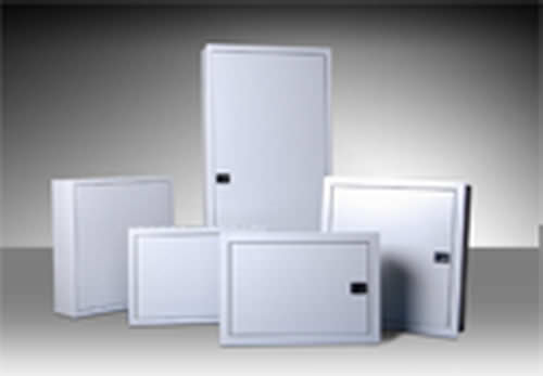 Wall-mount enclosure - RoHS, CE, IP54, TUV, IK10 | AS/AE - ZHEJIANG TIANQI ELECTRIC CO.,LTD - rectangular / steel / for telephones