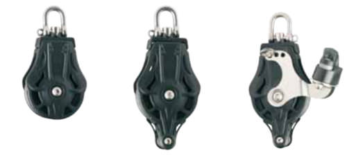 Rotating lifting pulley - Wichard - for cables / with shackle