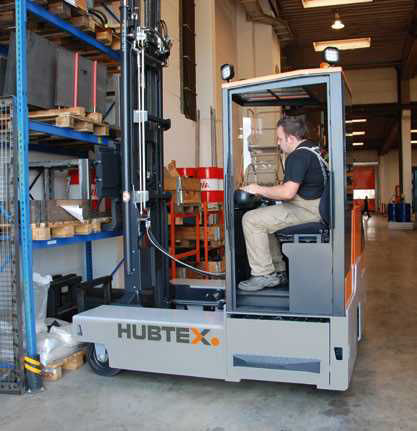 Electric Forklift Truck Dq 30 E Hubtex Ride On Industrial Handling