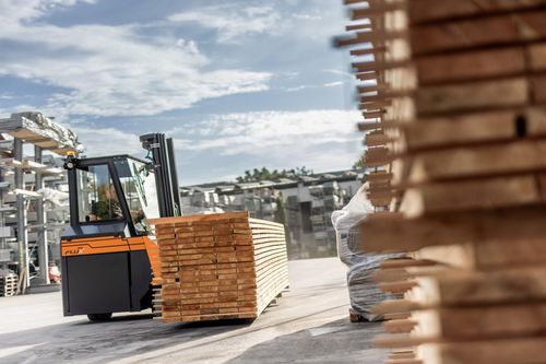 Counterbalanced forklift truck - FluX 30 - HUBTEX - electric / ride-on / handling