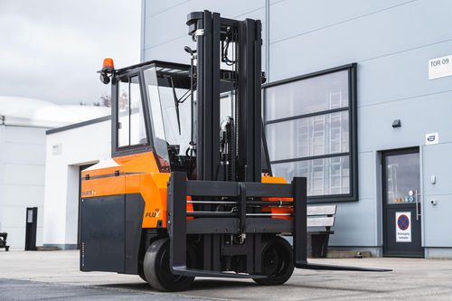 Electric forklift truck - FluX 45 - HUBTEX - ride-on / transport / unloading