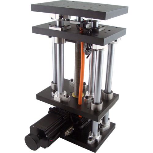 Vertical positioning table - MLVP-200 - IntelLiDrives, Inc. - motorized / 1-axis / precision