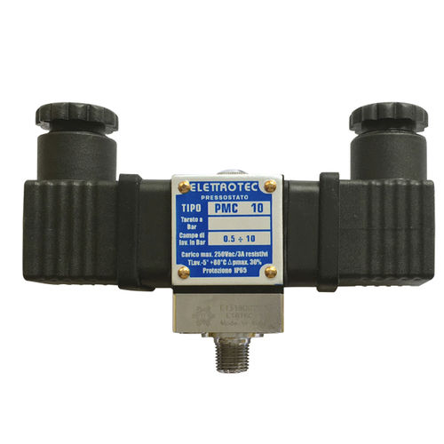 Piston pressure switch - PPC series - ELETTROTEC s.r.l. - SPDT / DIN rail / G 1/4