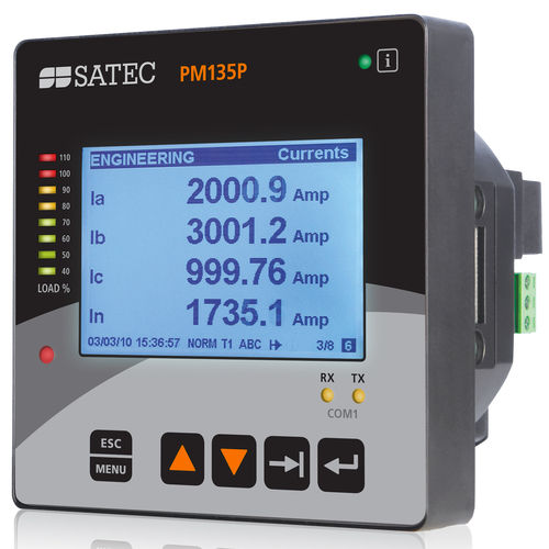 Energy meter power meter - PM135P - SATEC - frequency meter / multimeter / digital