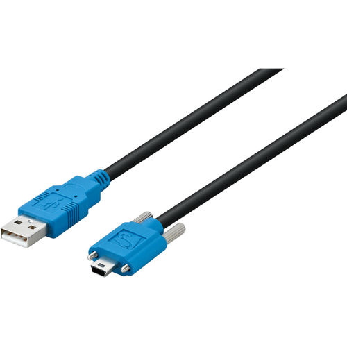 Electrical data cable - CA-USB20-AmB-BLS/5 - The Imaging Source Europe GmbH - USB / industrial