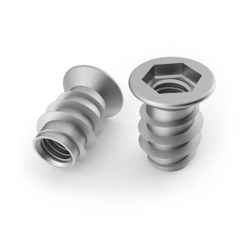 Threaded insert - Boccole EI - Specialinsert s.r.l. - steel / zinc / round