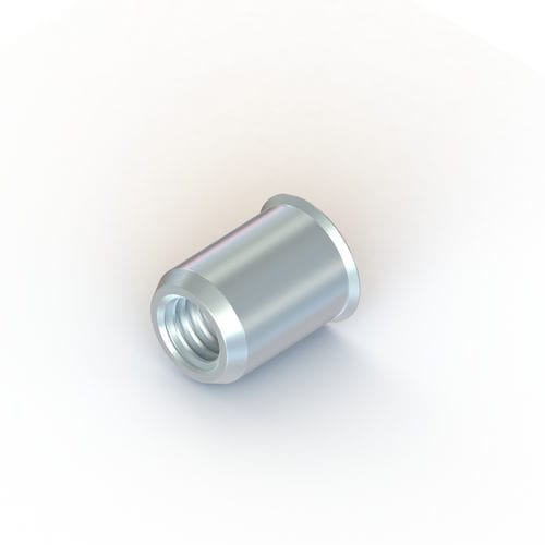 Deformation insert - TFM/8S - Specialinsert s.r.l. - threaded / zinc-plated steel / round