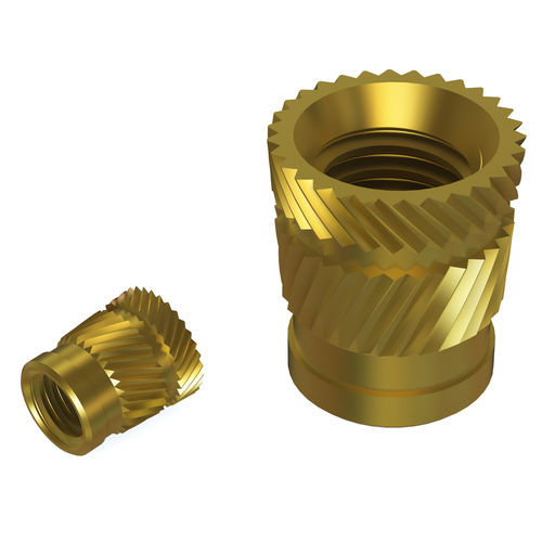 Threaded insert 853 Specialinsert s.r.l. knurled / brass / round