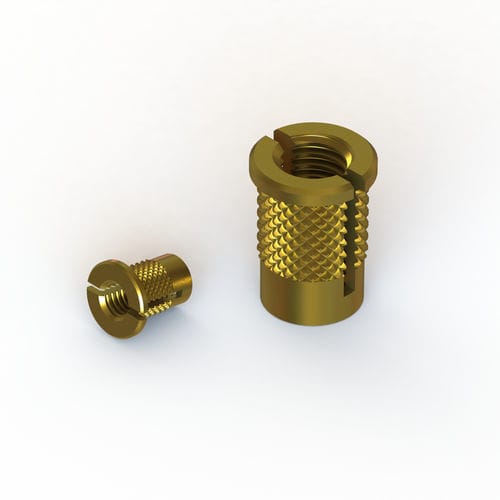 Threaded insert - 842 series - Specialinsert s.r.l. - press-in / by expansion / brass