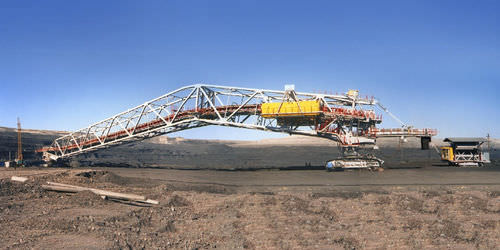 Inclined conveyor bridge - 5 500 m³/h | SFB-R (K) 1800.25 - TAKRAF