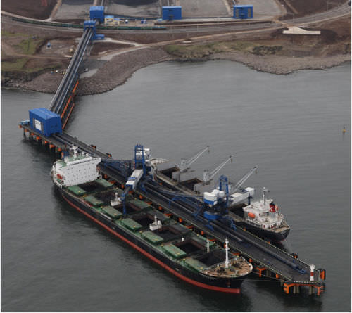 Coal ship loader - 3 500 t/h | Wanino - TAKRAF