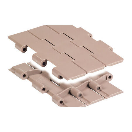 Plastic conveyor chain - 821 - Habasit - flat top / for the automotive industry / for the beverage industry