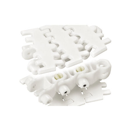Plastic conveyor chain - Flexi 7100HA - Habasit - block / slatted / flexible