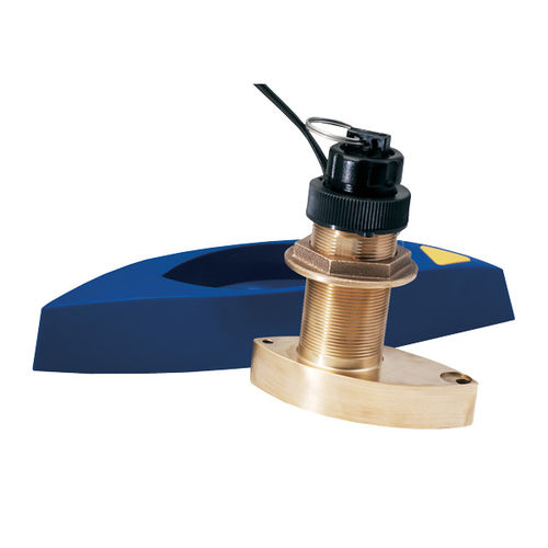 Underwater depth sensor - B744V TRIDUCER® Multisensor/CW Thru‑hull - Airmar Technology - with temperature measurement