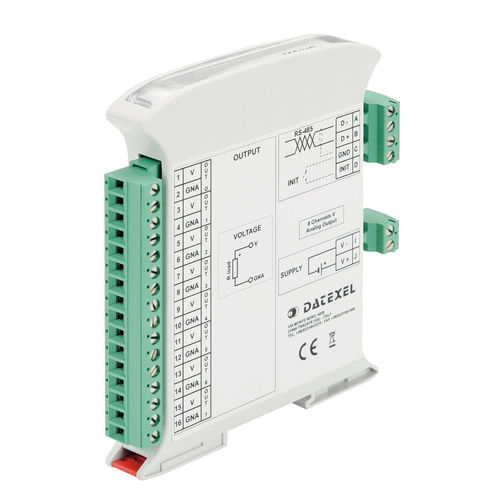 Analog output module - DAT3024 - DATEXEL SRL - Modbus RTU / RS-485 / 4-O