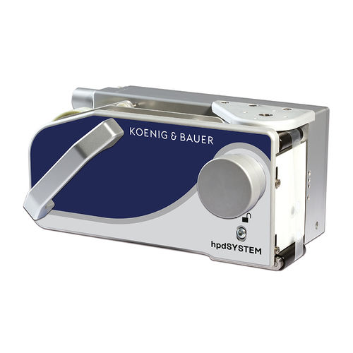 Hot foil stamping machine for the automotive industry - hpdSYSTEM moto - Koenig & Bauer Coding GmbH
