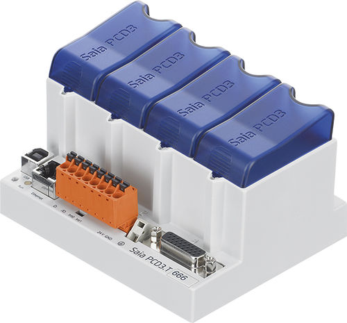 PLC with integrated I/O - Saia PCD3.T66x - Saia Burgess Controls ( SBC ) - networked / modular