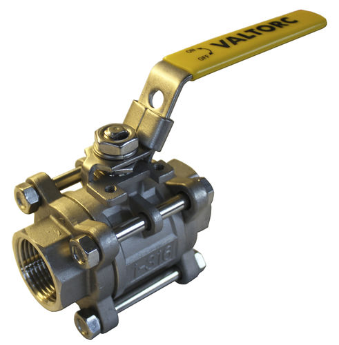 Ball valve - 130 series - Valtorc - lever / threaded / stainless steel
