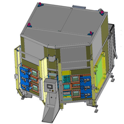 Rotating table oven - ELMETHERM - preheating / hot air / mineral wool