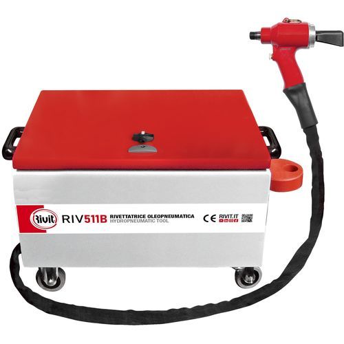 Oleo-pneumatic riveting tool - RIV511B - RIVIT - for lockbolts / for structural rivets / with controller