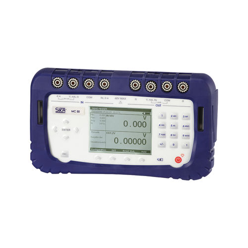 Temperature calibrator - MC 50.2  - SIKA - multifunction / signal / for thermocouples
