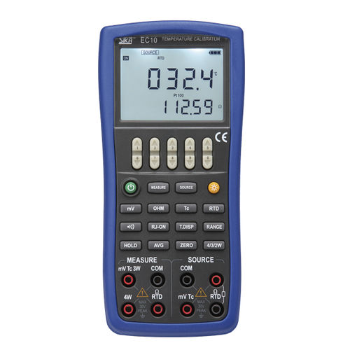 Multifunction calibrator - EC 10 - SIKA - signal / for thermocouples / for thermometers
