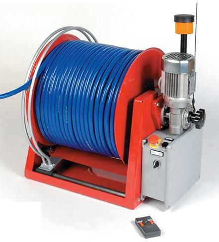 Hose reel - MAGNUM ''ET'' - SAURO ROSSI & C. Snc - Avvolgitubo Hose-reel - motorized / open