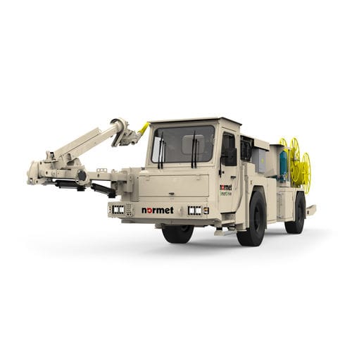 Concrete spraying machine - SPRAYMEC MF 050 VC SD - Normet - electric / battery-powered