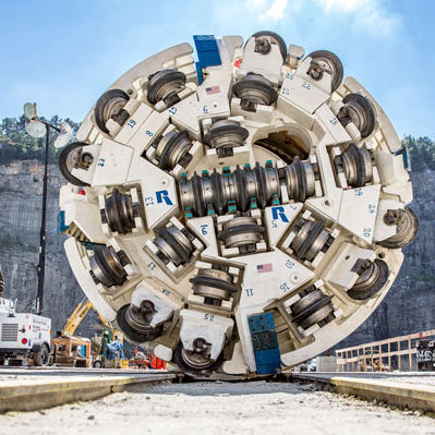 Double-shield tunnel boring machine - The Robbins Company