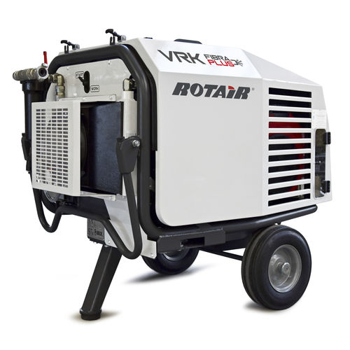 Screw compressor - FIBRA &ndash; FIBRA PLUS - ROTAIR SPA - air / gasoline engine / mobile