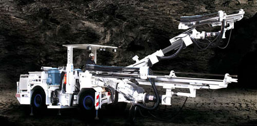 Blasthole drilling rig - Face Master 2.3 - Mine Master - wheel-mounted / rotary / diesel engine