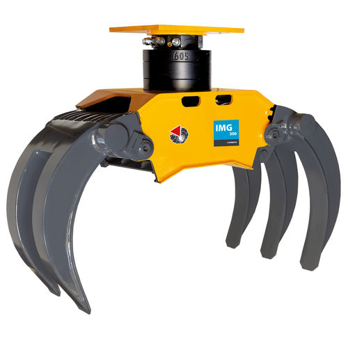 Hydraulic grab - IMG 300 - INDECO - 5-shell / rotary / for excavators