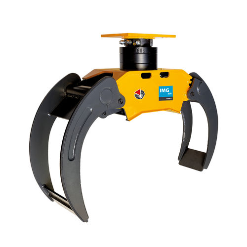 Hydraulic grab - IMG 300 - INDECO - for excavators / rotary