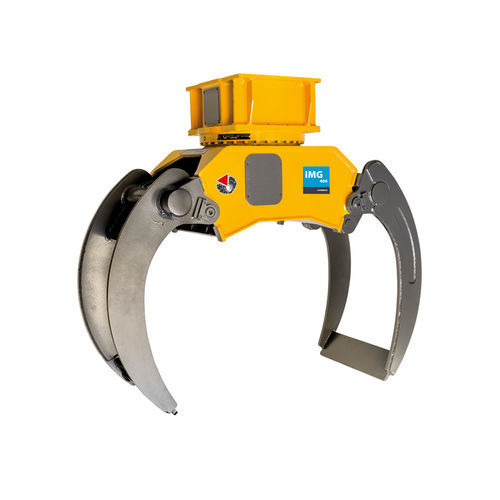 Hydraulic grab - IMG 400 - INDECO - wood / rotary / for excavators