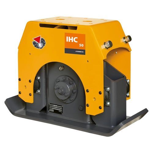 Fixed vibratory plate - IHC 50 - INDECO - for excavators / compacting