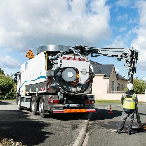 Sewer cleaner truck - ZEPHYR - RIVARD - maintenance