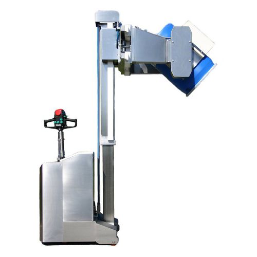 Drum-handling stacker truck - BS120 ET rid DVI - VEAB - electric / hydraulic / walk-behind