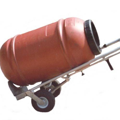 Handling cart - BS87 INOX - VEAB - stainless steel / drum