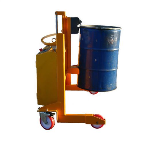 Electric drum lifter - BS91 E - VEAB - column type / with gripping tool / mobile