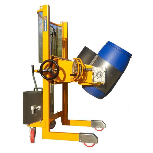 Pneumatic stacker truck - BS91 DVP - VEAB - hydraulic / walk-behind / for drums