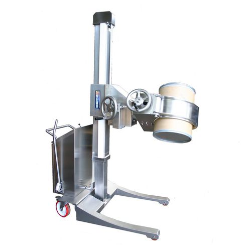 Drum-handling stacker truck - BS120 DVLP - VEAB - hydraulic / pneumatic / walk-behind