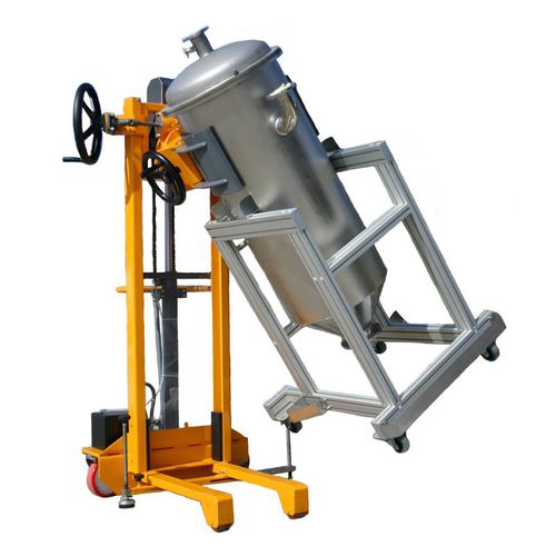 Manual tipping station - BS91 DVLN - VEAB - for containers / mobile / column type