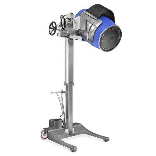 Manual stacker truck - BS120 DV - VEAB - walk-behind / for the pharmaceutical industry / for drums